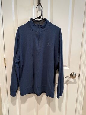 Vineyard Vines Navy Half-Zip Pullover Sweater